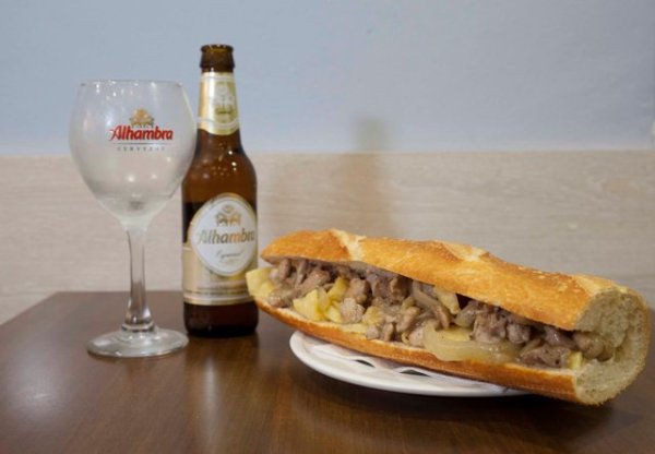 Bocadillo de pollo